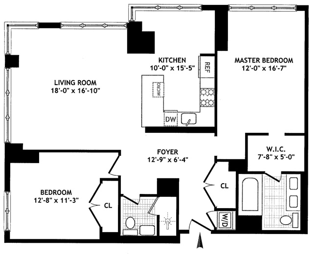 Floorplan for 350 West 42nd Street