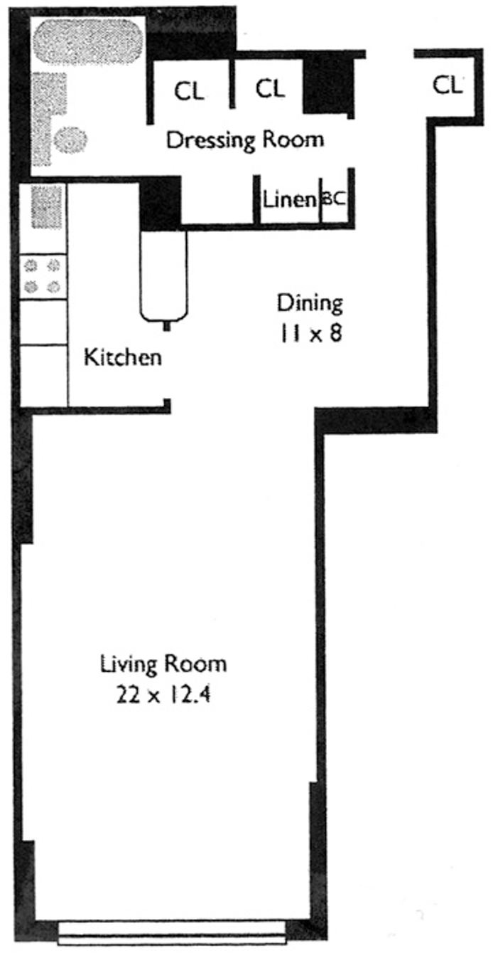 Floorplan for East 8th Street
