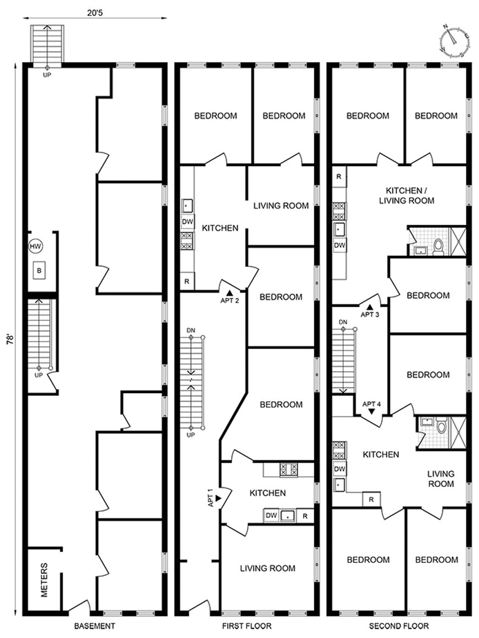 Floorplan for 373 East 95th Street
