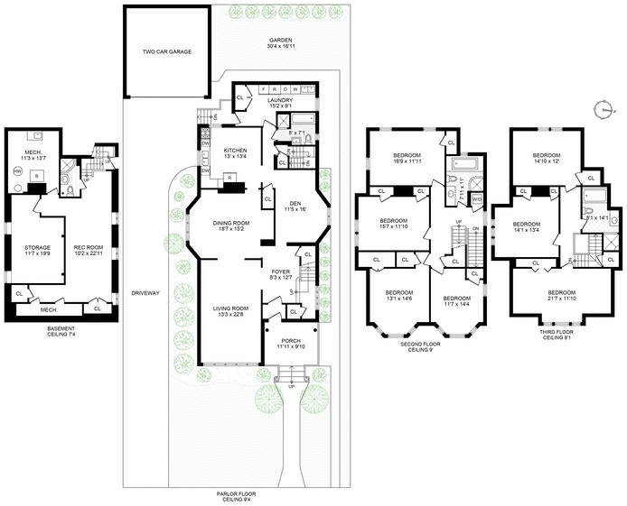 Floorplan for 768 East 19th Street