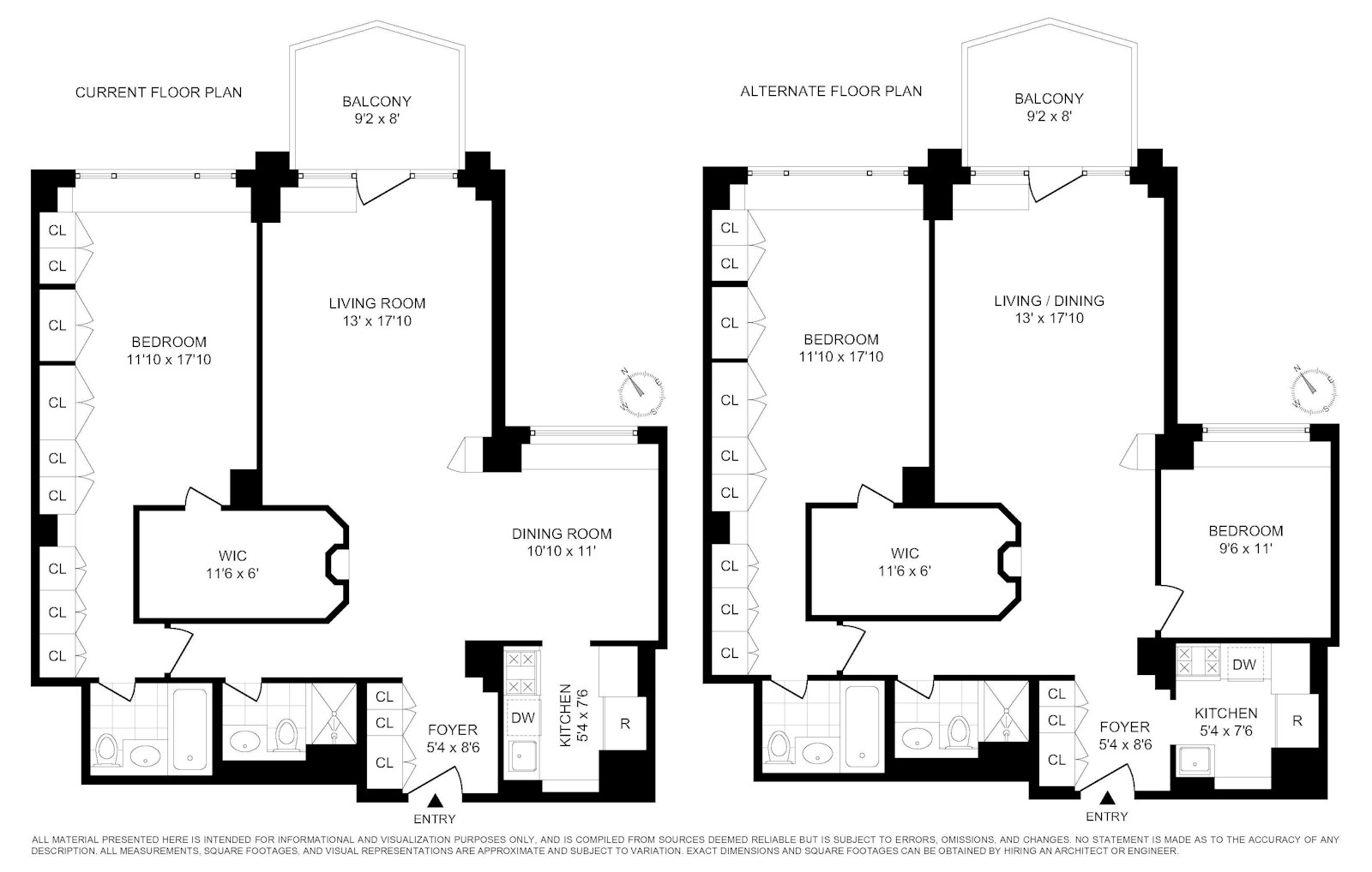 Floorplan for 10 West 66th Street, 6B