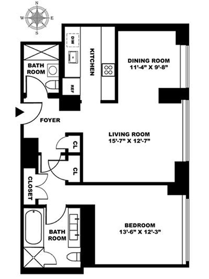 Floorplan for 250 East 53rd Street