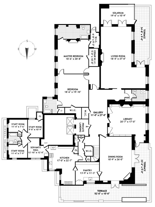 Floorplan for Fifth Avenue