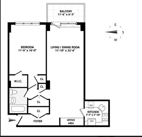 340 East 80th Street 10J, Upper East Side, Upper East Side, NYC - 1 Bedrooms  
1 Bathrooms  
3 Rooms - 
